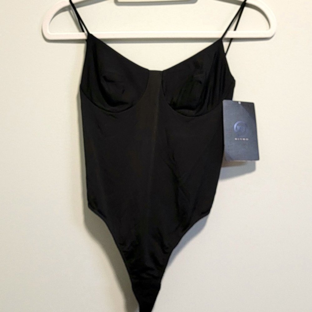 ***SOLD*** LA PERLA RITMO Black Bodysuit with Jeweled & Beaded Back - Picture 9 of 9